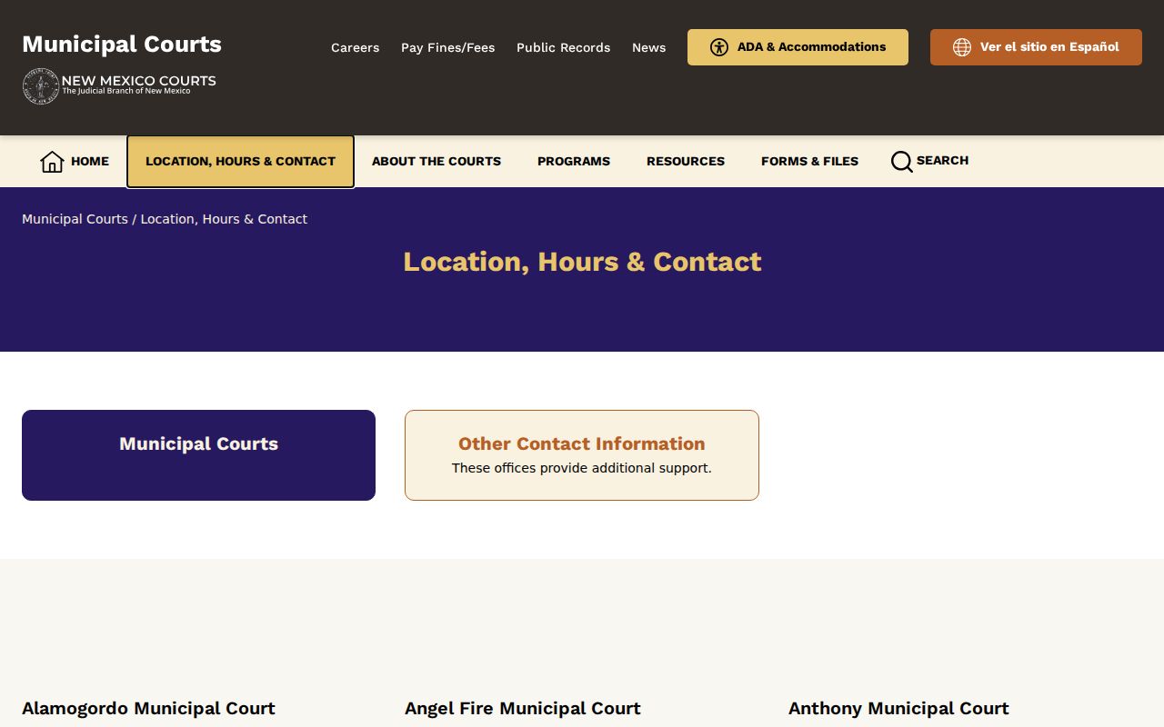 Red River municipal court and county city contact for Red River warrant records